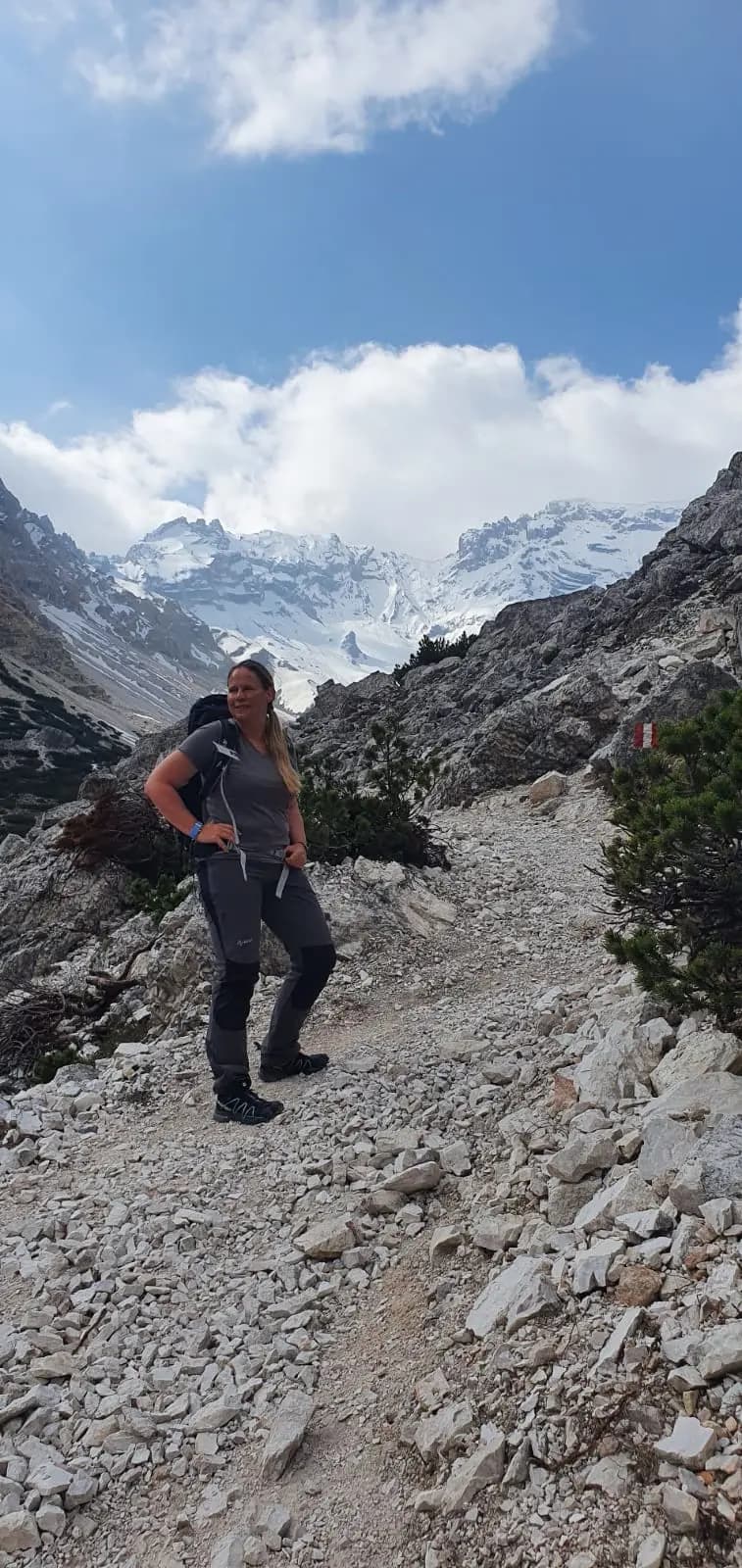 Sonja, guida escursionistica nelle Dolomiti